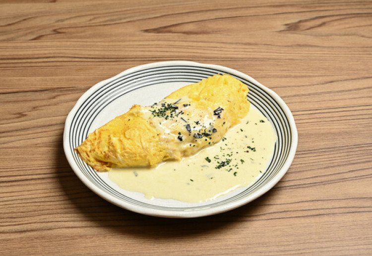 ▼人気！トリュフのチーズオムレツ